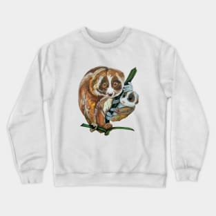 Slow Loris with Baby Crewneck Sweatshirt